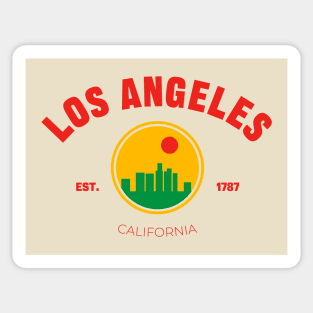 Los Angeles City California Print Sticker